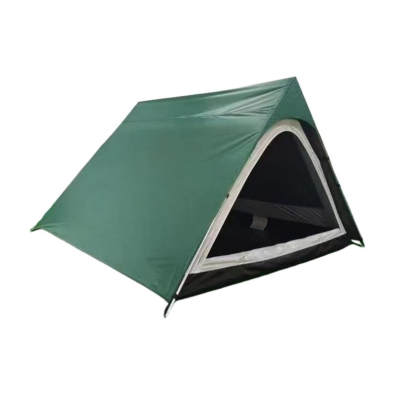Cort de camping triunghiular din aliaj de aluminiu pentru 4 persoane